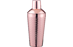 Шейкер рифл.;  сталь нержавеющая.,медь;  0,7л;  D=89,H=235мм;  медный